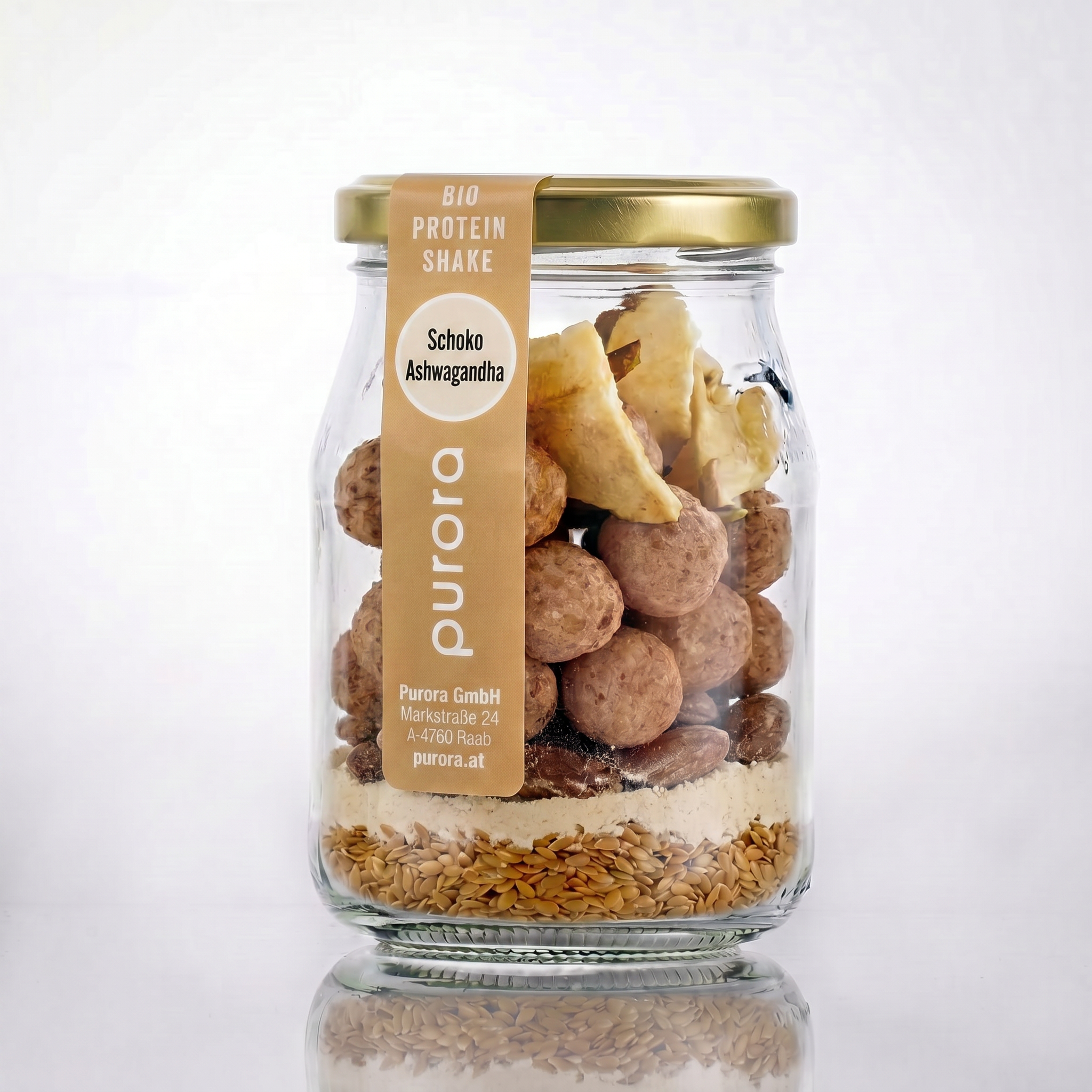 PROTEIN SHAKE PLUS - Schoko, Birne, Ashwagandha