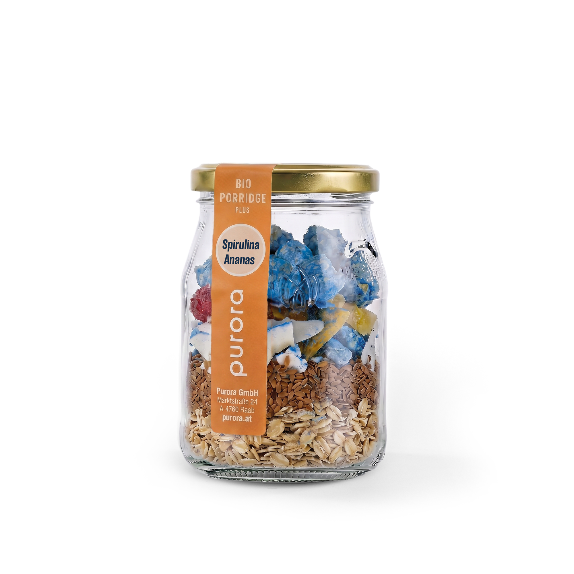 PORRIDGE PLUS - Spirulina, Kokos, Ananas
