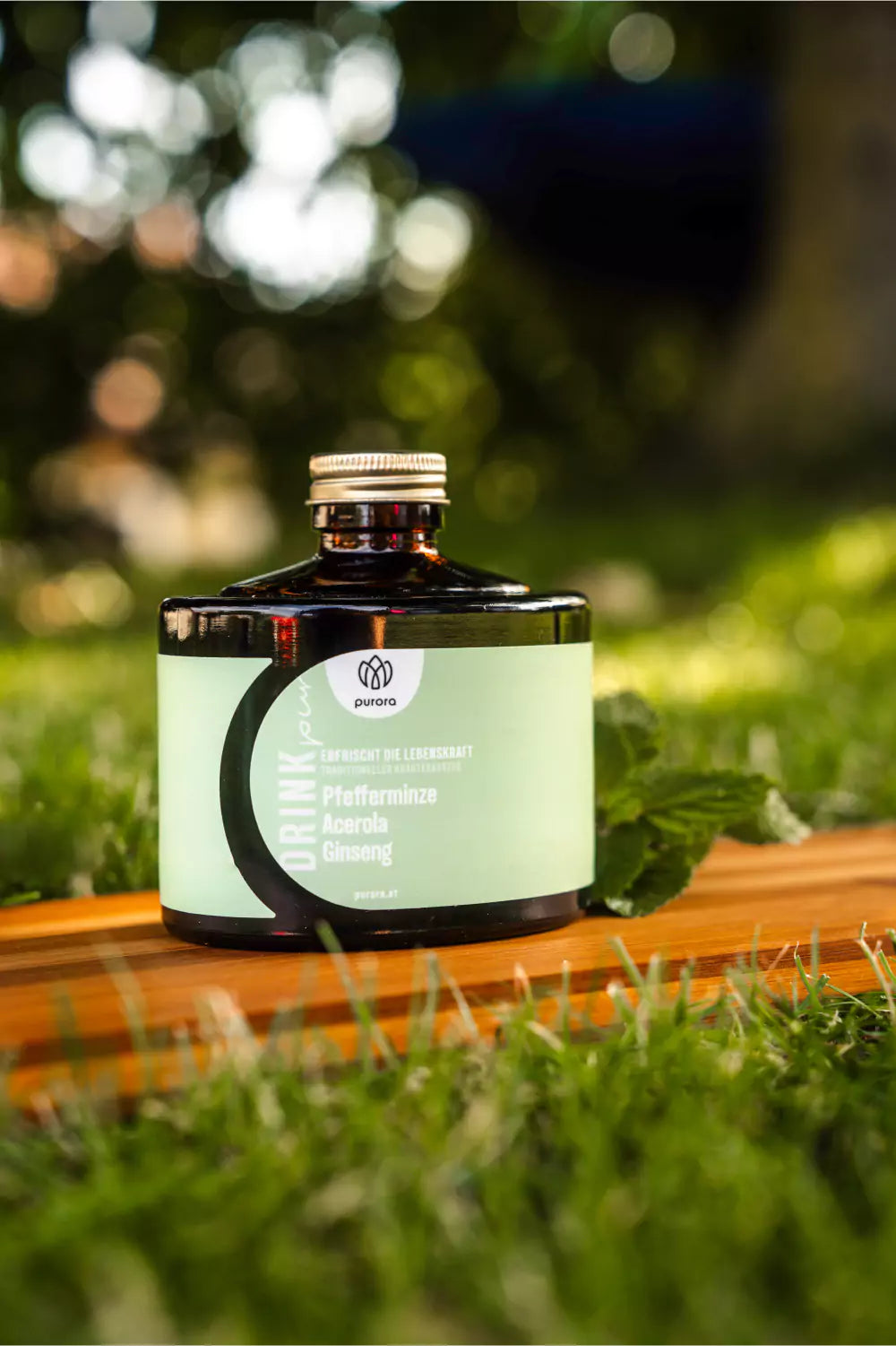 Bio Sirup - Pfefferminze, Acerola, Ginseng