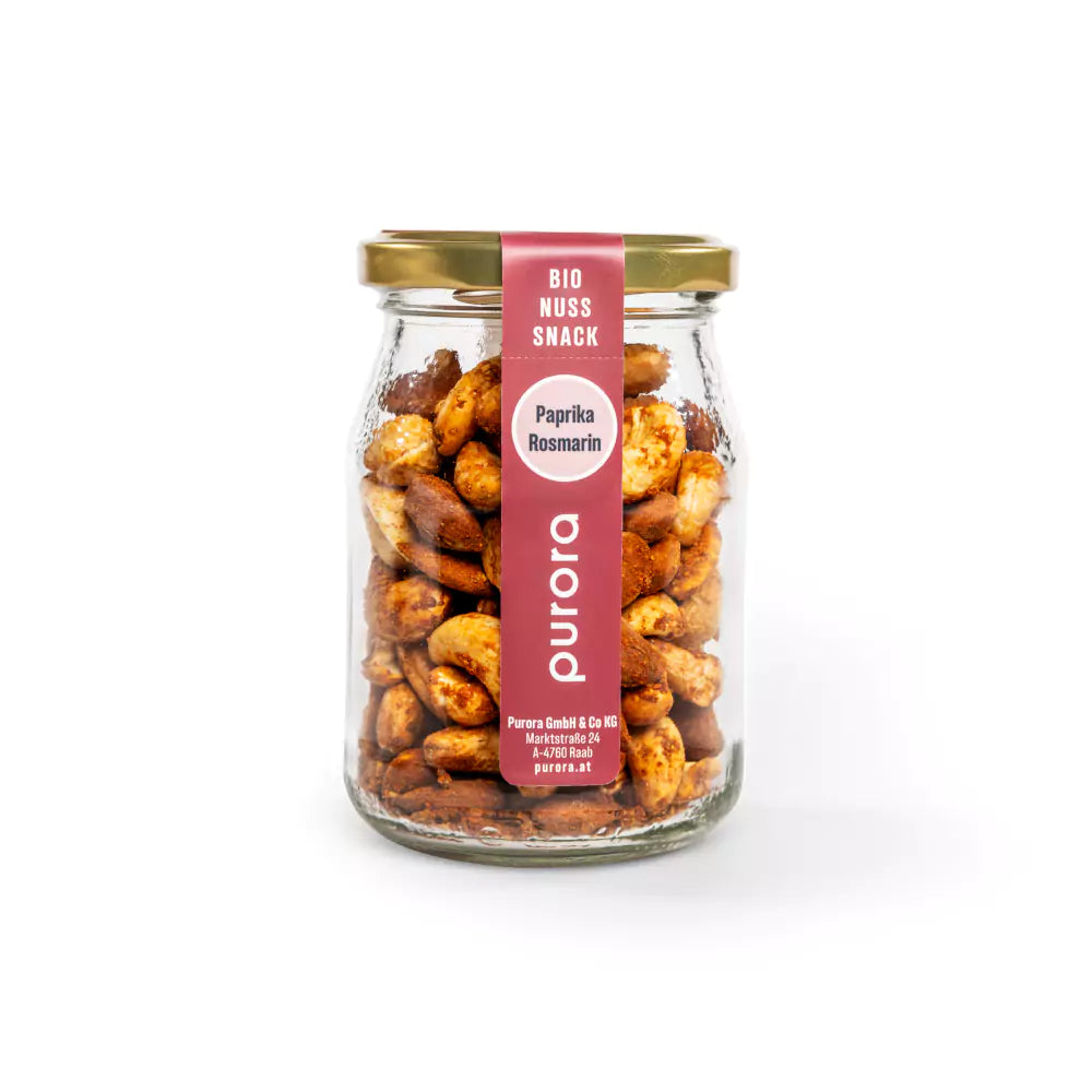 NUSS SNACK - Paprika geräuchert & Rosmarin