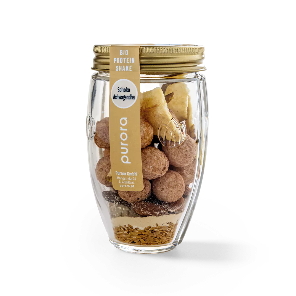 PROTEIN SHAKE PLUS - Schoko, Birne, Ashwagandha
