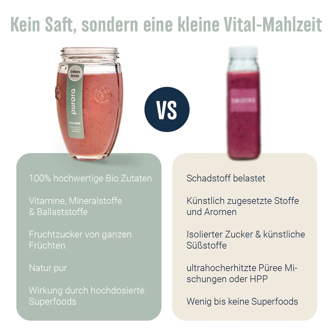 SMOOTHIE PLUS - Erdbeere, Acerola, Hericium