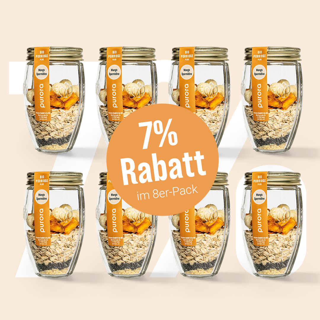 PORRIDGE PLUS - Mango, Mohn, Spermidine