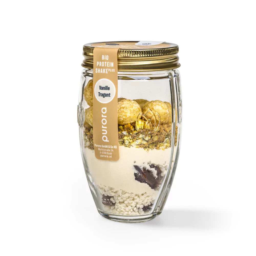 PROTEIN SHAKE PLUS - Bourbon Vanille, Tragant