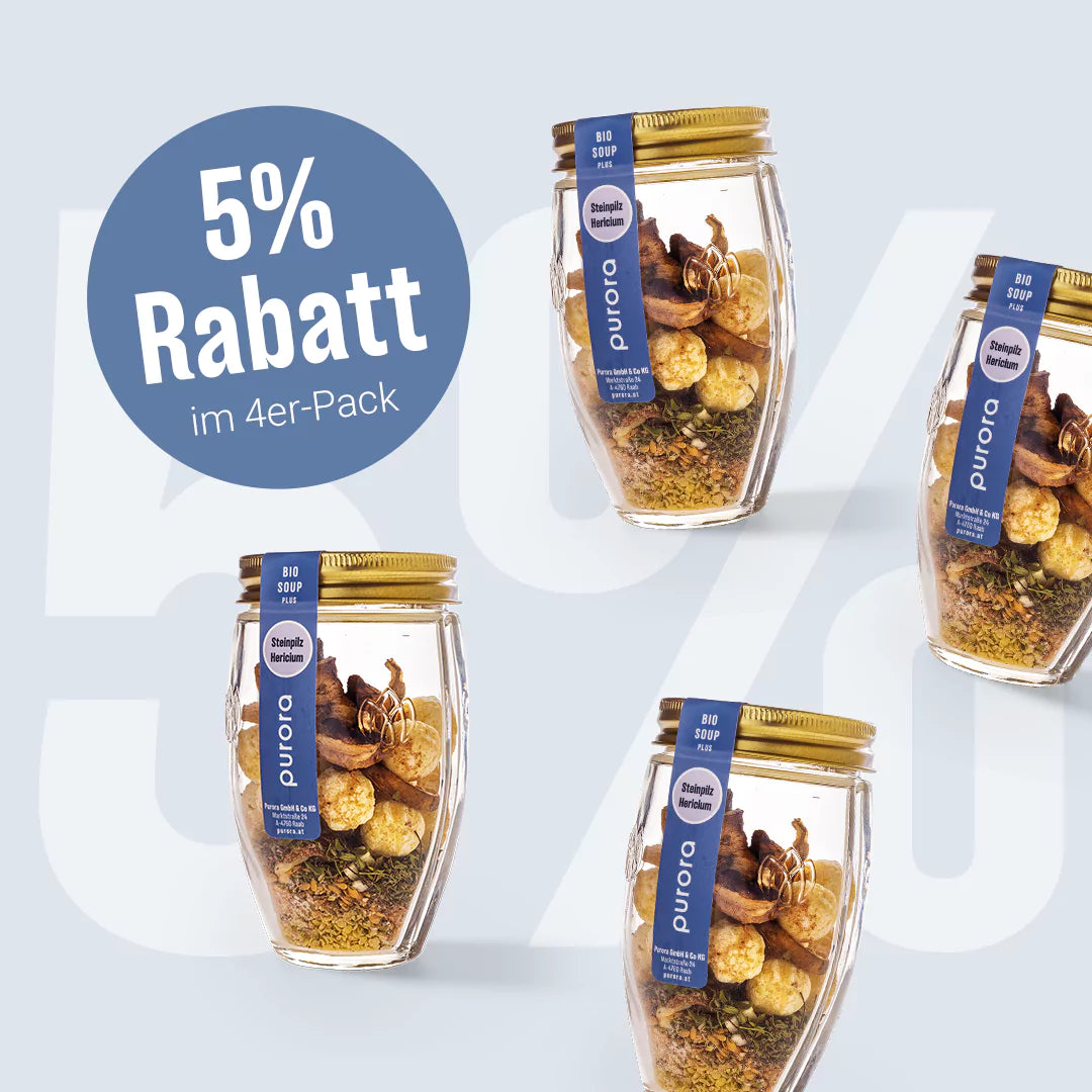 SOUP PLUS - Steinpilz, Shiitake, Hericium